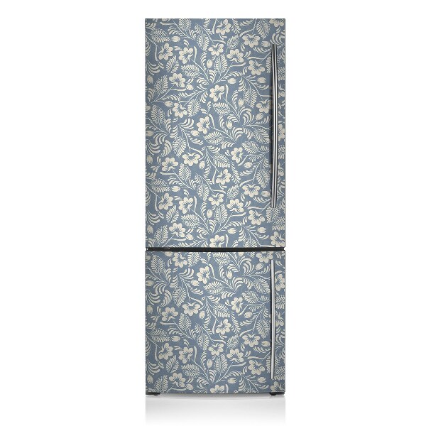 Koelkast magneet Blauw ornament