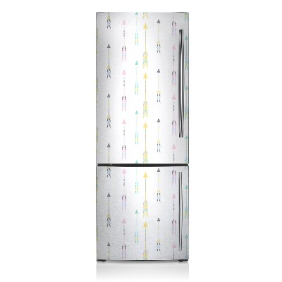 Magnetische bedrukte mat Minimalistische kleurrijke pijlen