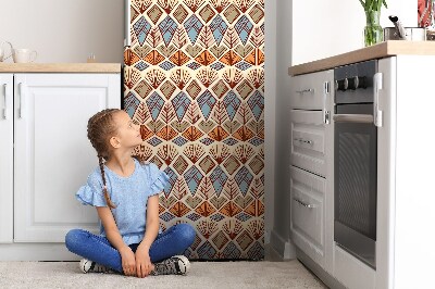 Koelkast magneet Bruin patroon