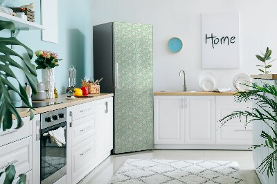 Magnetische bedrukte mat Witte bloemen