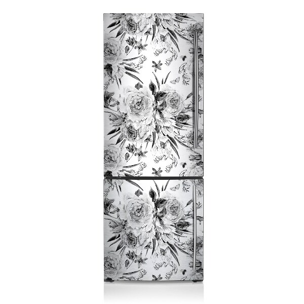 Koelkast magneet Boeketten van grijze bloemen