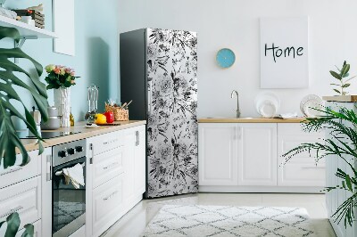 Koelkast magneet Boeketten van grijze bloemen