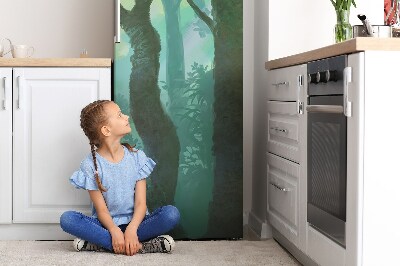 Magnetische bedrukte mat Donker bos