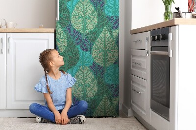 Koelkast magneet Groene patronen