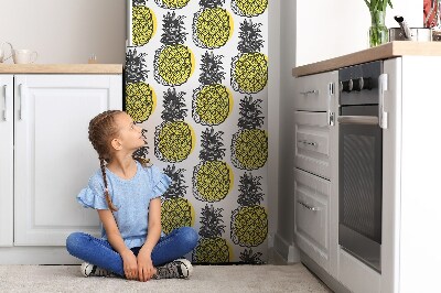 Magnetische bedrukte mat Ananaspatroon