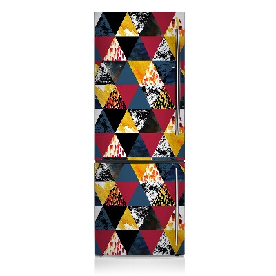 Magnetische bedrukte mat Mozaïekdriehoeken