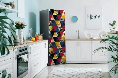 Magnetische bedrukte mat Mozaïekdriehoeken