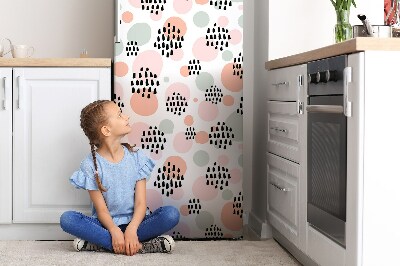 Koelkast magneet Kleurrijke stippen