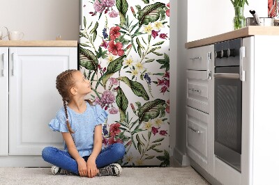 Koelkast magneet Tropische bloemen