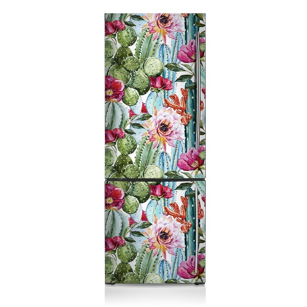 Magnetische bedrukte mat Cactusbloemen