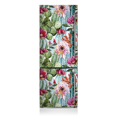 Magnetische bedrukte mat Cactusbloemen