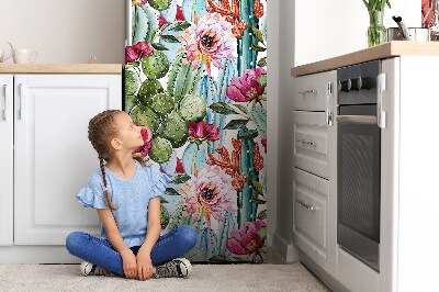 Magnetische bedrukte mat Cactusbloemen