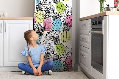 Koelkast magneet Kleurrijke ananas