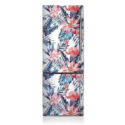 Koelkast magneet Geschilderde flamingo