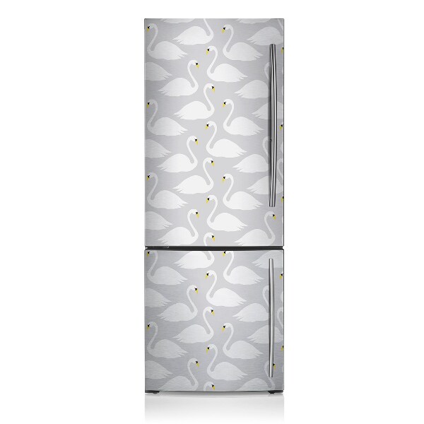 Magnetische bedrukte mat Witte zwanen