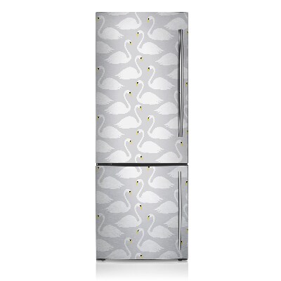 Magnetische bedrukte mat Witte zwanen