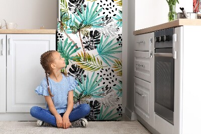 Koelkast magneet Palmen en bladeren