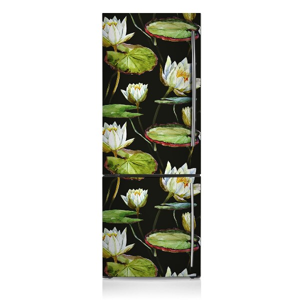 Magnetische bedrukte mat Lotos bloemen