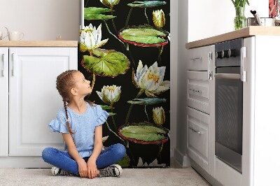 Magnetische bedrukte mat Lotos bloemen