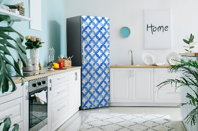 Koelkast magneet Blauwe wielen