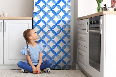 Koelkast magneet Blauwe wielen