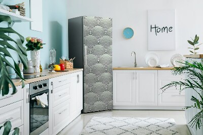 Magnetische bedrukte mat Halfronde patroon