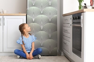 Magnetische bedrukte mat Halfronde patroon