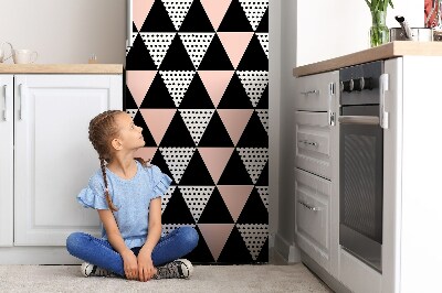 Magnetische bedrukte mat Geometrische driehoeken