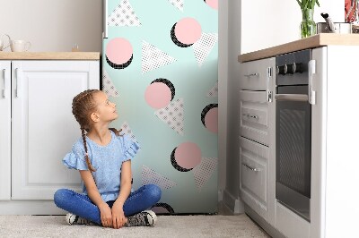 Koelkast magneet Wielen en driehoeken