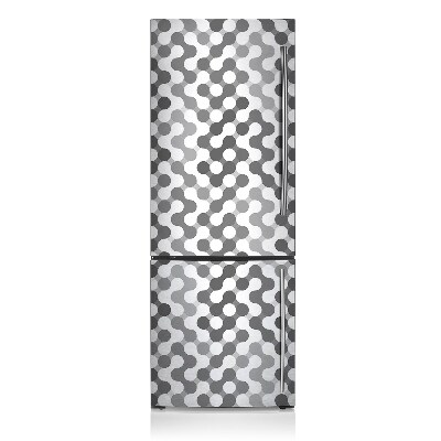 Magnetische bedrukte mat Grijze en witte wielen