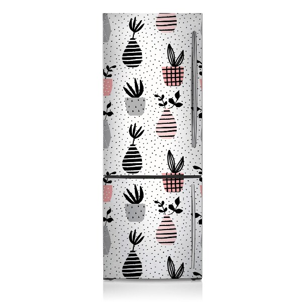 Magnetische bedrukte mat Bloemen in vazen