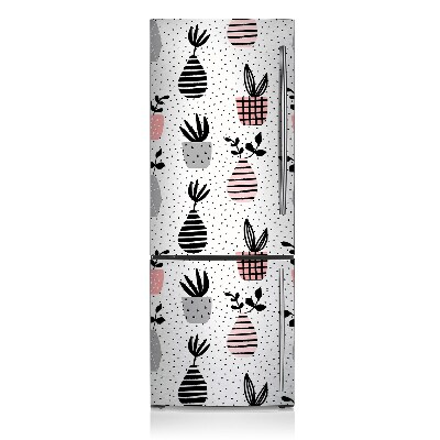Magnetische bedrukte mat Bloemen in vazen