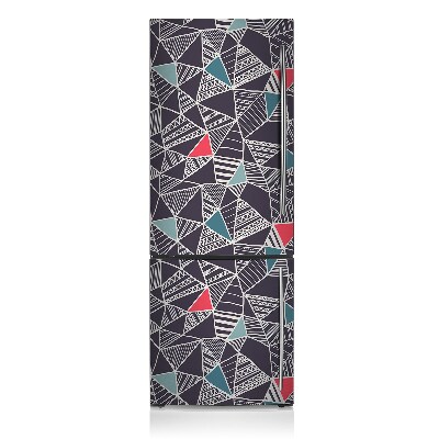Magnetische bedrukte mat Doodle -patroon