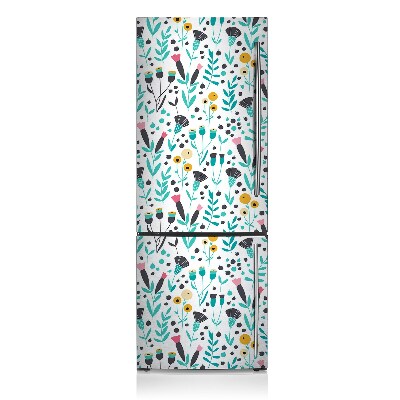 Magnetische bedrukte mat Scandinavische bloem