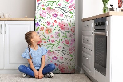 Magnetische bedrukte mat Geschilderde bloemen