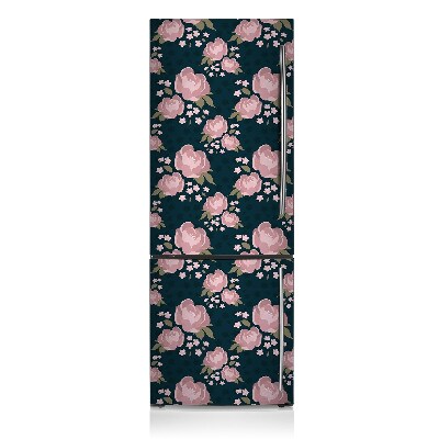 Koelkast magneet Roze bloemen