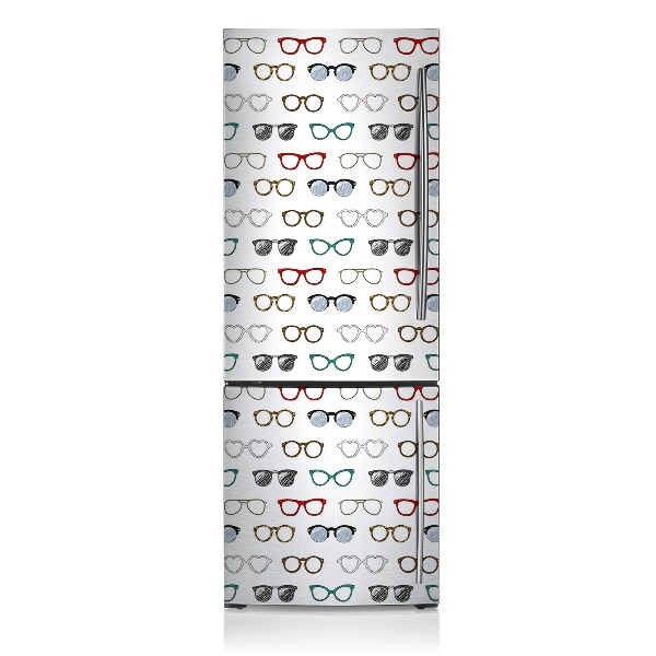 Magnetische bedrukte mat Retro -bril