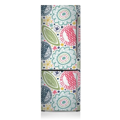 Magnetische bedrukte mat Kleurrijke bloemen