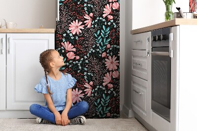 Magnetische bedrukte mat Vintage bloemen