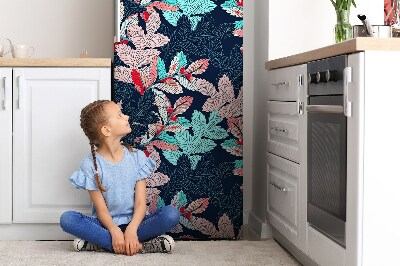 Koelkast magneet Bladpatroon