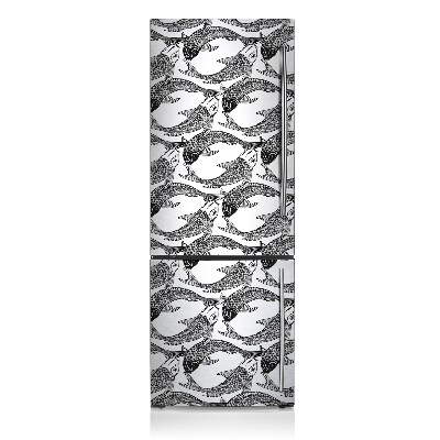 Magnetische bedrukte mat Vis koi