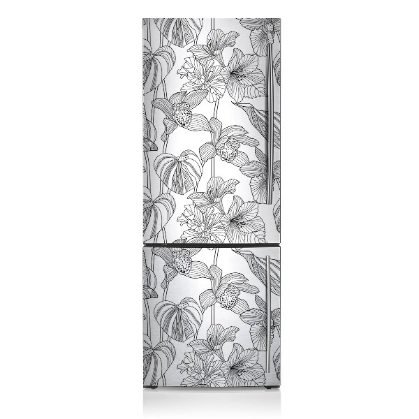 Koelkast magneet Flower tears line