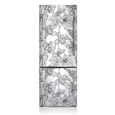 Koelkast magneet Flower tears line