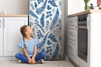 Koelkast magneet Blauwe varen