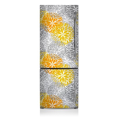 Magnetische bedrukte mat Chrysanthemums