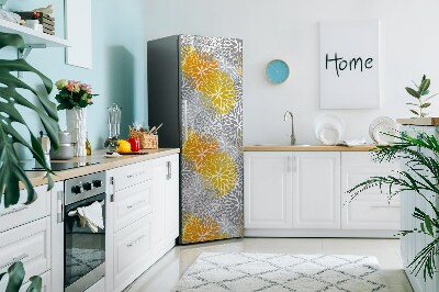 Magnetische bedrukte mat Chrysanthemums