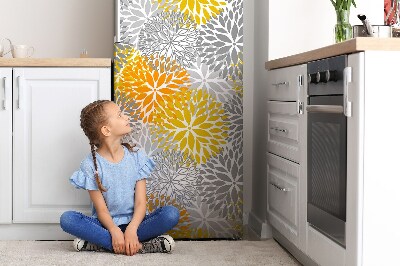 Magnetische bedrukte mat Chrysanthemums