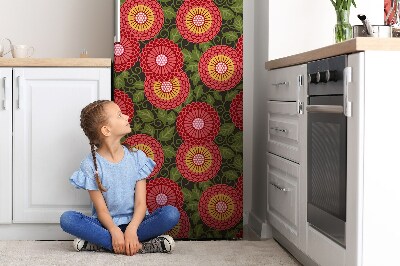 Koelkast magneet Geometrische bloem