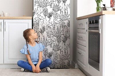 Magnetische bedrukte mat Cactus