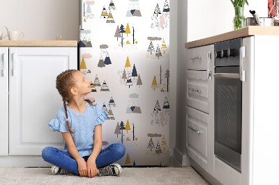 Koelkast magneet Uitgerekte bomen